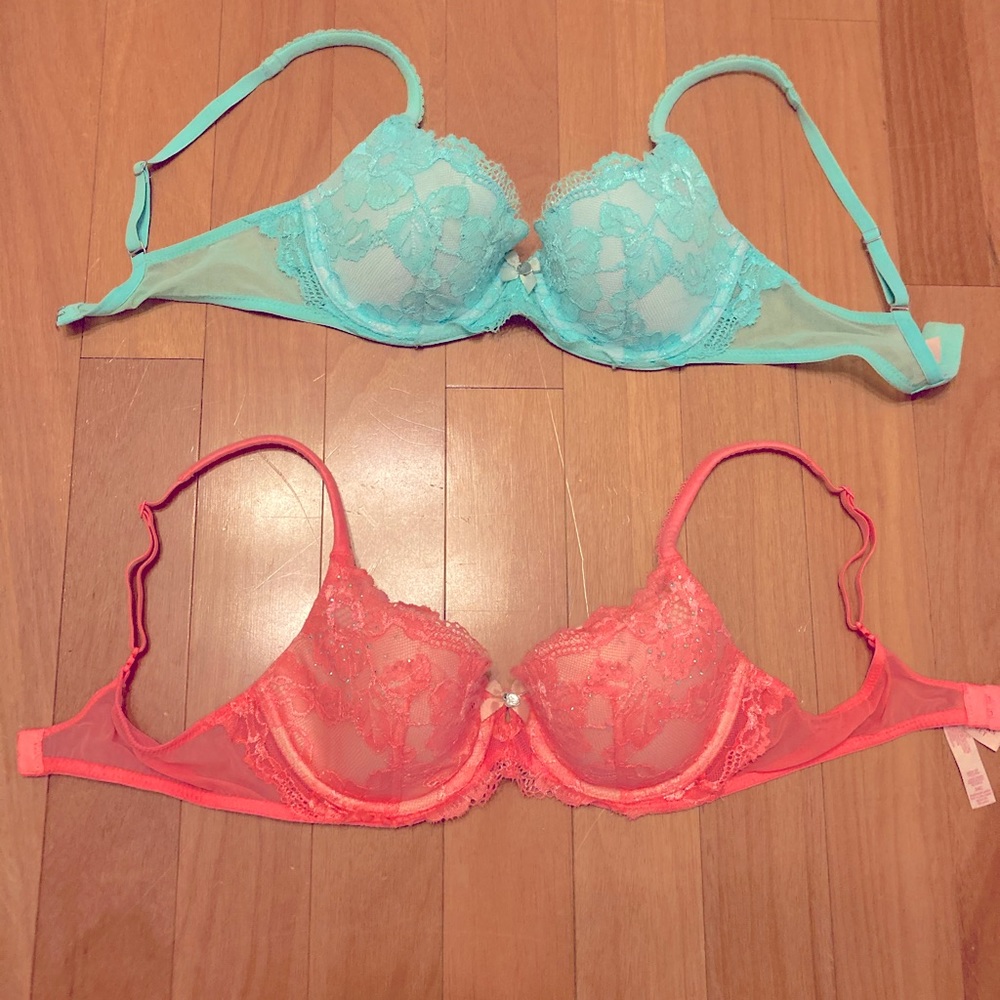 Victoria’s Secret 2 Dream Angels Lacey Bras